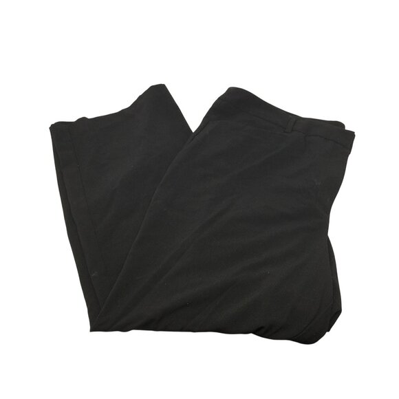 LANE BYRANT WOMENS SIZE 22 SHORT BLACK DRESS PANTS - Picture 1 of 5